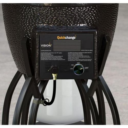 Vision Grills Quick Change Gas Insert for SSeries Kamado GrillVGK