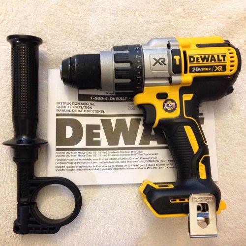 Dewalt Dcd996b Bare Tool 20v Max Xr Lithium Ion Brushless 3 Speed Hammer Drill Ebay 6614