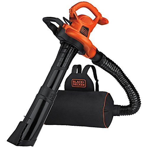 Black & Decker BEBL7000 12 Amp Electric Backpack Leaf Blower/Vac ...