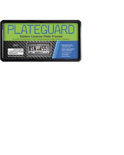 tabless license plate frame