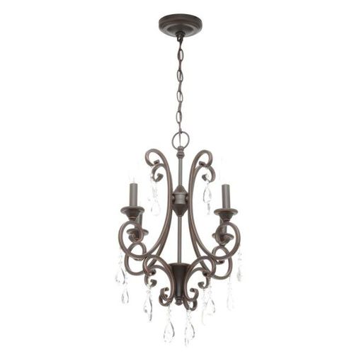 Hampton Bay Ihn9114a 4 Light Oil Rubbed Bronze Crystal Small Hampton Bay Ihn9114a 4 Light Oil Rubbed Bronze Crystal Small Chandelier