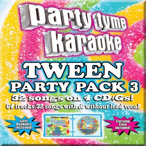 Party Tyme Karaoke Tween Party Pack 3 [4 CD][32+32Song Party Pack