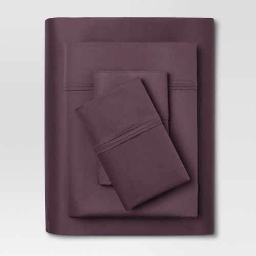 Threshold Performance Sheet Set Solids 400 Thread Count, King, Ivory