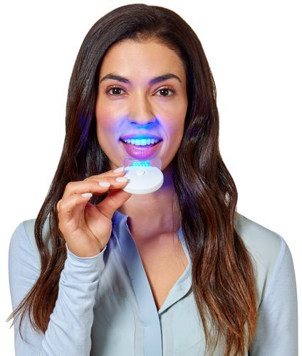 AuraGlow Teeth Whitening Accelerator Light, 5x More Powerful Blue LED ...