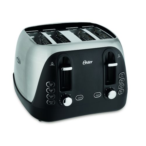 four slice stainless steel toaster