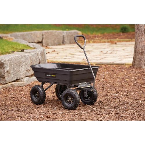 Gorilla Carts 600 lb. Poly Garden Dump Cart-GOR4PS 722571010577 | eBay