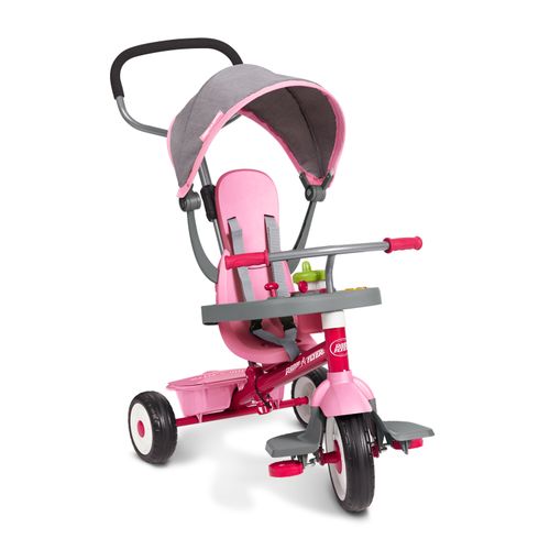 Radio Flyer 484p 5 In 1 Activity Stroll N Trike Pink Gray Ebay