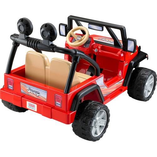 Power Wheels BCK85 Fisher-Price Jeep Wrangler 12-Volt Battery-Powered ...