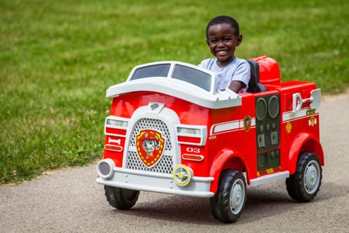 paw patrol 6 volt fire truck