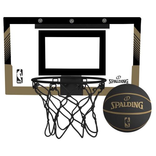 Spalding NBA Slam Jam OverTheDoor Basketball Hoop Black & Gold