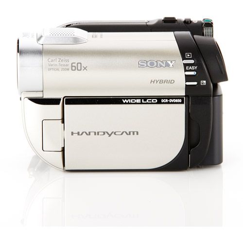Sony Handycam DCR-DVD650 DVD Camcorder 60x Optical Zoom SteadyShot 2.7