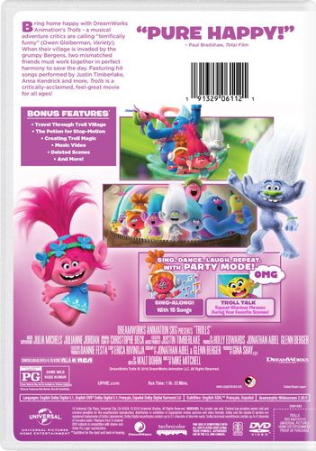 Universal Pictures Home Entertainment Trolls - Widescreen (DVD ...