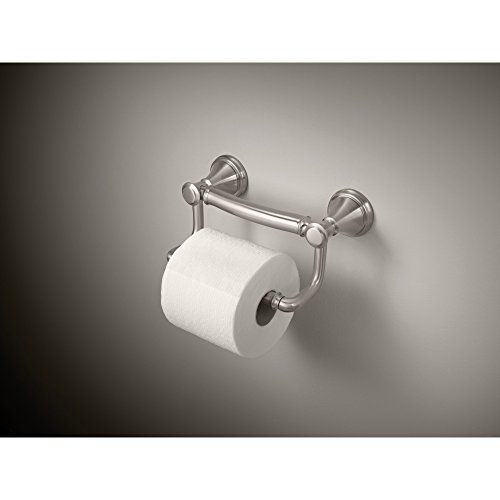Delta 41350SS Decor Assist Traditional Toilet Paper Holder with Assist
