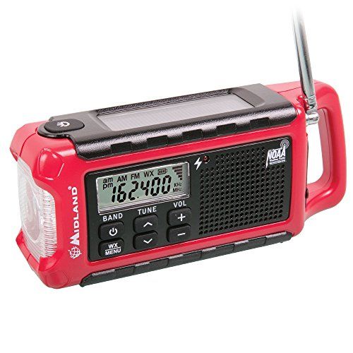 Midland, ER210, E+Ready Compact Emergency Crank WX Radio 46014752108 | eBay