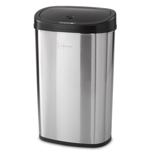 Mainstays MS5022 Motion Sensor Trash Can, 13.2 Gallon, Stainless