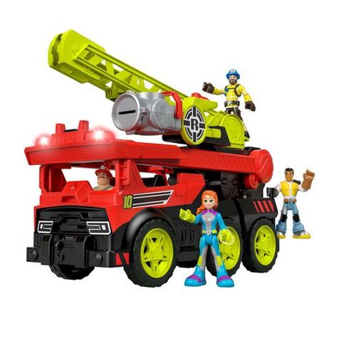 fisher price rescue heroes transforming fire truck