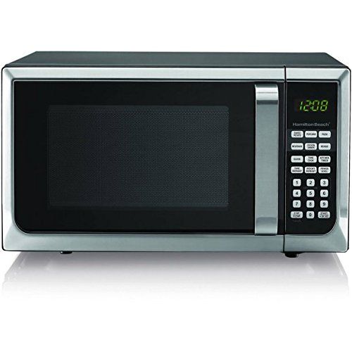 Hamilton Beach P90D23ALWR Beach 0.9 cu.ft. Microwave Oven, Stainless