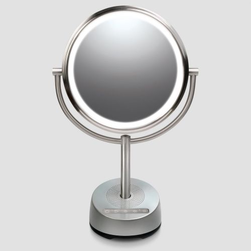 Sharper Image 1005839 Makeup Mirror Silver 843479140927 eBay