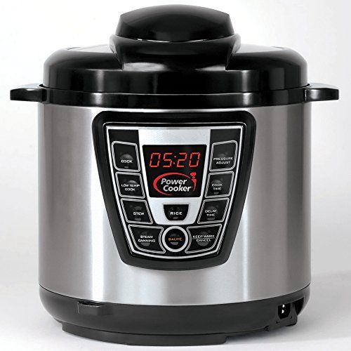 Power Cooker PC_PRO8_8QT 9-in-1 Digital Pressure Cooker 8 Quart w ...