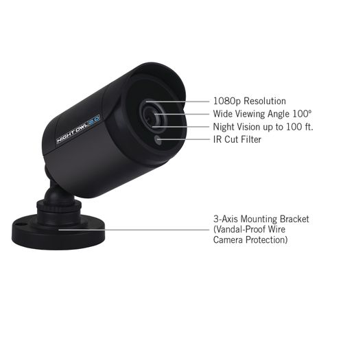 Night Owl DVRX381JF 8 Channel HD Video Security DVR with 1 TB HDD