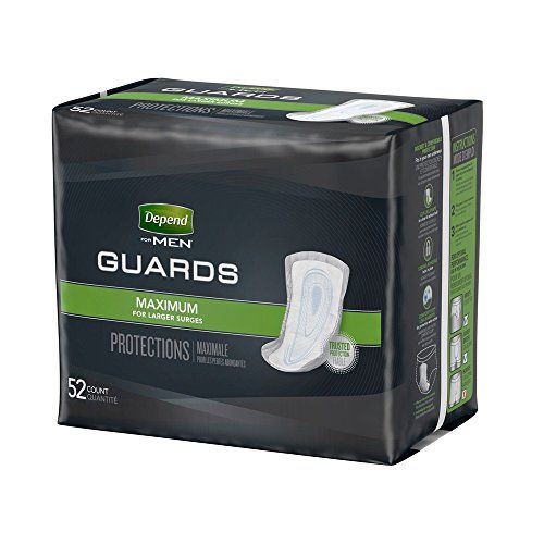 Depend Guards For Men Maximum Absorbency 52 Count Ebay