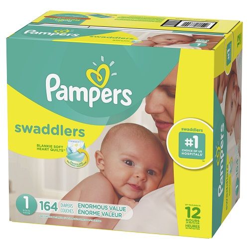 Pampers Swaddlers Newborn Diapers Size 1 164 Count