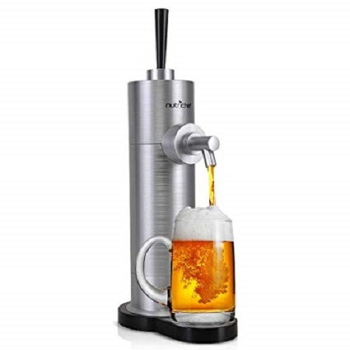 NutriChef PKBRFMSR22.5 Portable Electric Drink Dispenser-Beer Tap Pump ...