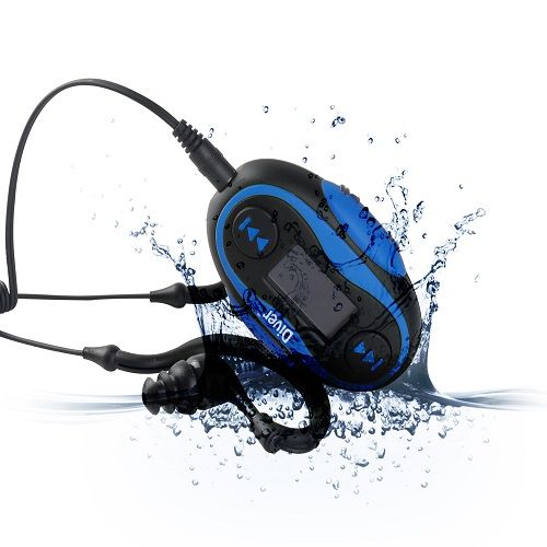 Diver MP3 DBL20 LCD waterproof MP3 player with Waterproof Earphones
