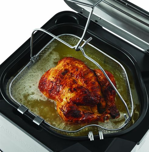 Farberware 201626 Black and Silver XL Indoor Turkey Fryer 655772016263