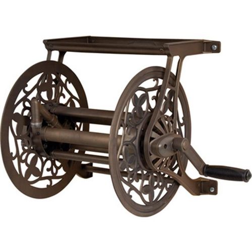 Ames 2398110 NeverLeak Decorative Swivel Wall Mount Hose Reel with 100