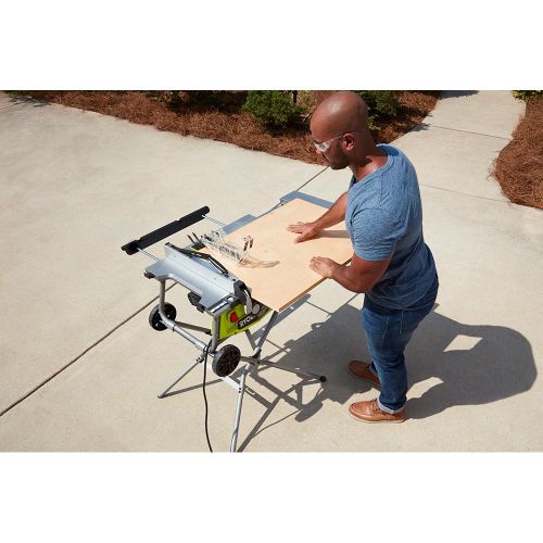 Ryobi RTS22 10 in. Table Saw with Rolling Stand eBay