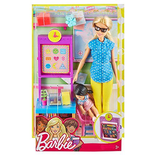 barbie career teacher doll and playset