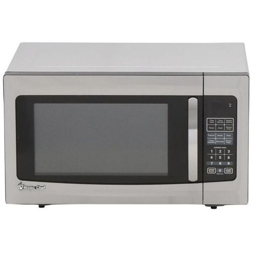 Magic Chef 1.6 cu. ft. Countertop Microwave in Stainless Steel
