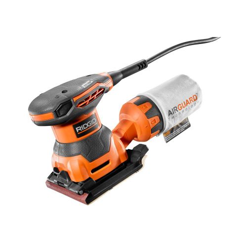 RIDGID 2.4 Amp 1/4 Sheet Sander with AIRGUARD TechnologyR25011 eBay
