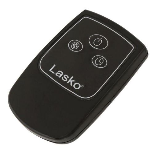 Lasko 1843 18 in. Cyclone Pedestal Fan in Black with Remote Control