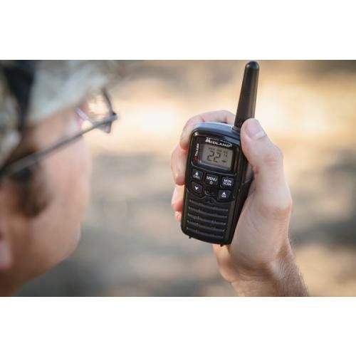 Midland T10 XTalker 20Mile Range 2Way Radios in Black, (Pair